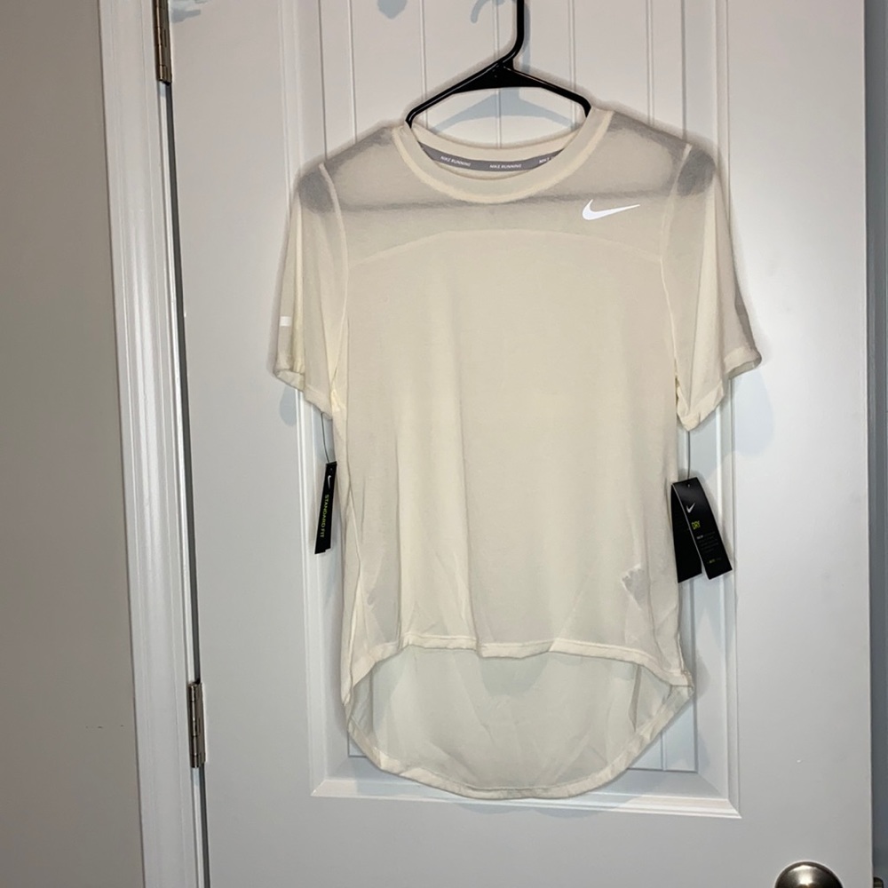 Nike light weight drawstring top size small